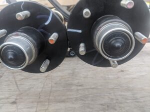 2000# GVRW 5 LUG TRAILER AXLE